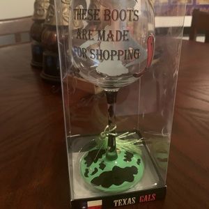 Wine Glass 15 Oz cowgirl